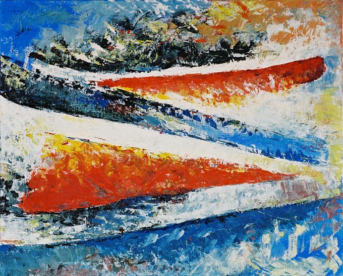 Herbert Sax Engadin Malerei