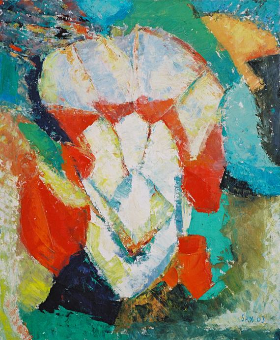 Herbert Sax Engadin Malerei