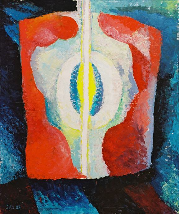 Herbert Sax Engadin Malerei