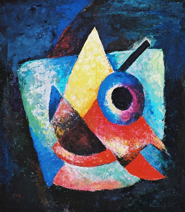 Herbert Sax Engadin Malerei