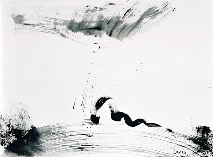 Herbert Sax Engadin Malerei